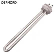 Погружной нагревательный элемент DERNORD, SUS304, DN25, 12 В, 100 Вт, с 1 дюймовой нагревательной трубой с резьбой BSP Погружной нагревательный элемент DERNORD, SUS304, DN25, 12 В, 100 Вт, с 1 дюймовой нагревательной трубой с резьбой BSP