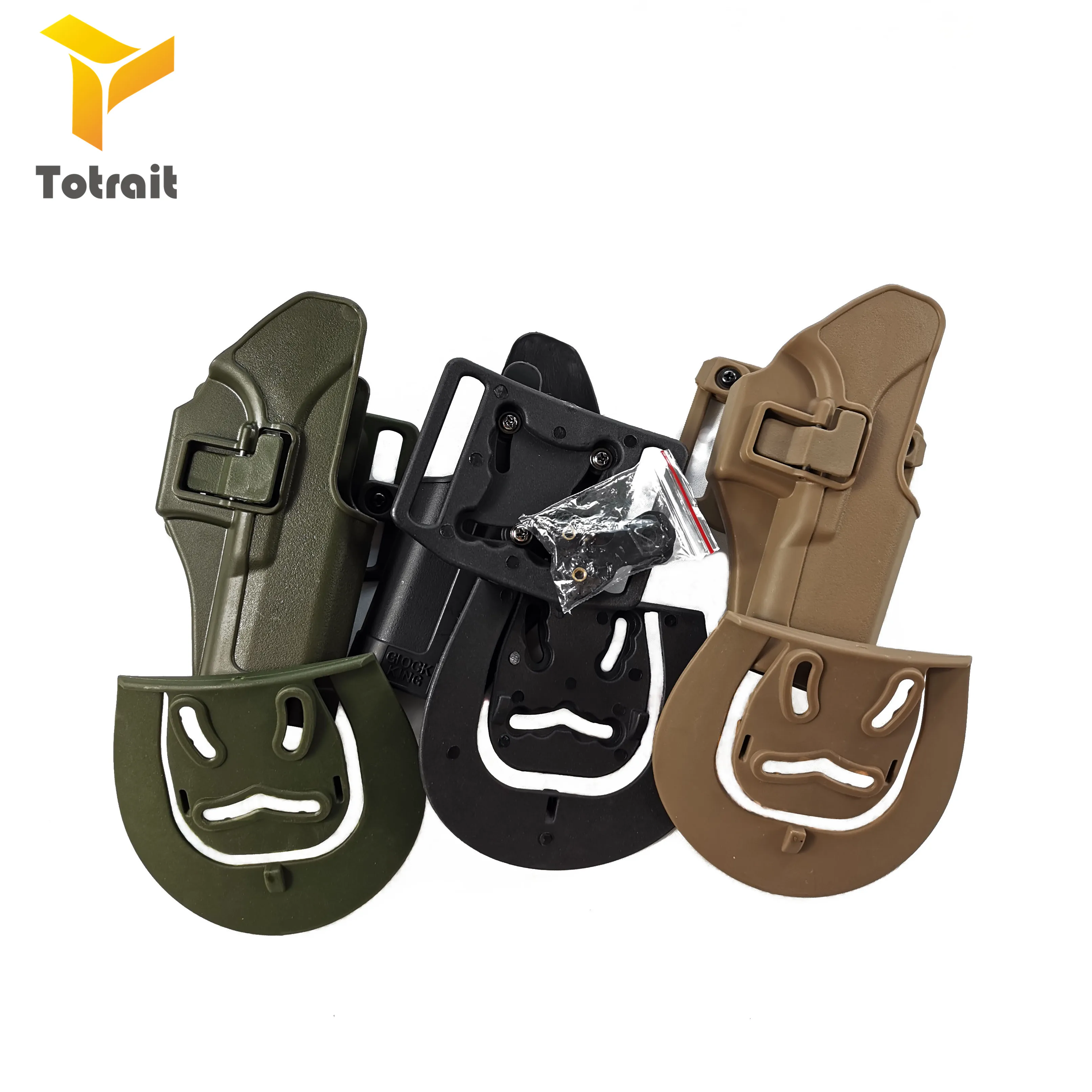 TOtrait страйкбол CQC Кобура тактическая поясная кобура Glock для Glock17 18 19 23 31 Охотничьи аксессуары правая рука черный/зеленый/коричневый