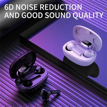 

2019 Bluetooth 5.0 Earbuds TWS Wireless Mini Earphones Twins Stereo Headset For IPhone waterproof mini Bluetooth headset