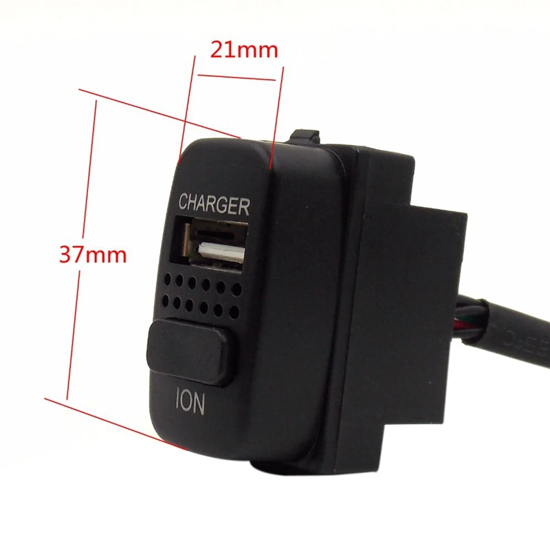 2In1 автомобиля 5V 2.1A зарядное устройство с usb-интерфейсом, Воздухоочистители, ионизатор, отрицательных ионов Применение для Mitsubishi, Asx, Lancer, Outlander Pajero