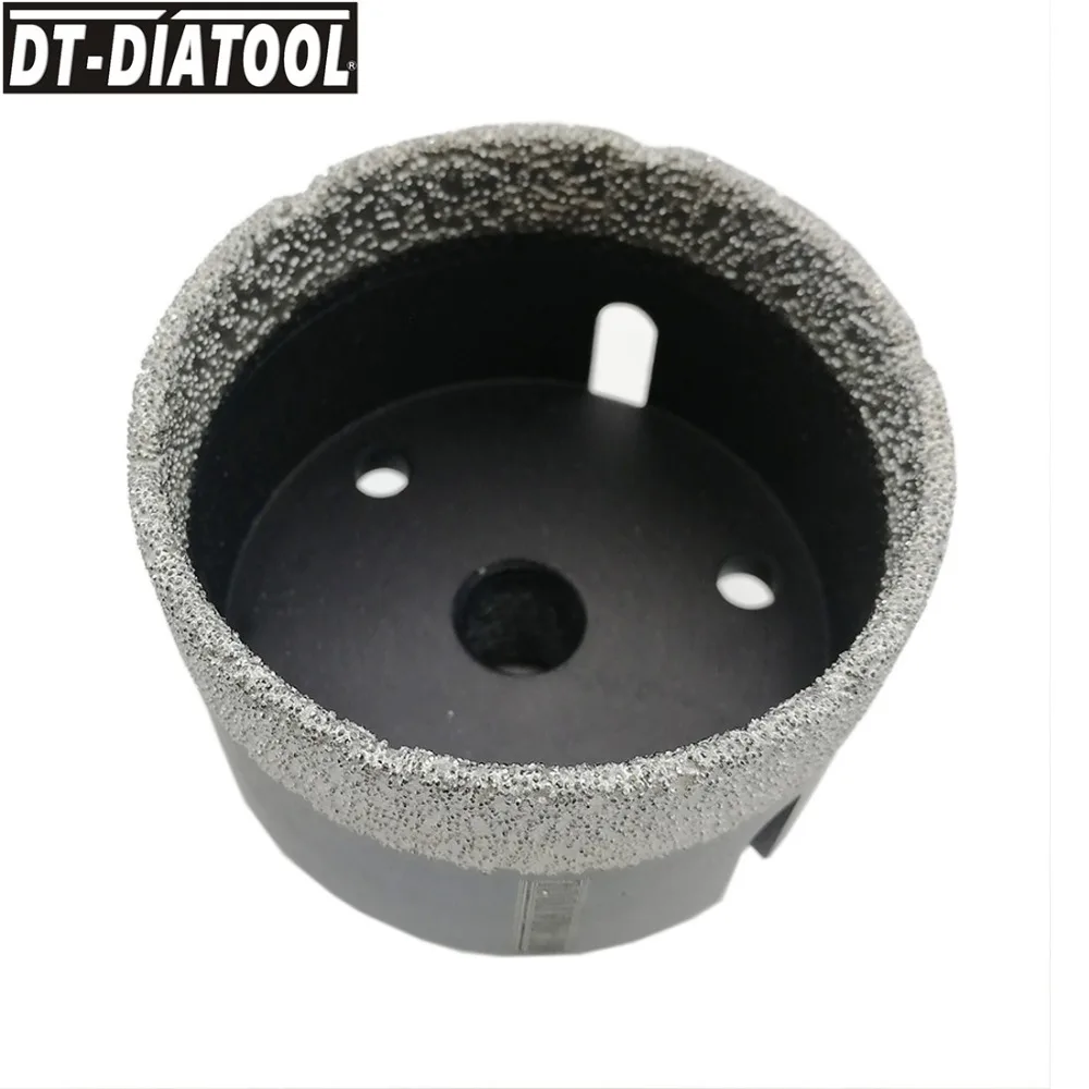 DT-DIATOOL 1 Набор 5/8-11 Вакуумной Пайки Алмазные сверла с коронкой смешанного размера сверло для сверления отверстий 3/" шестигранное M14 адаптер