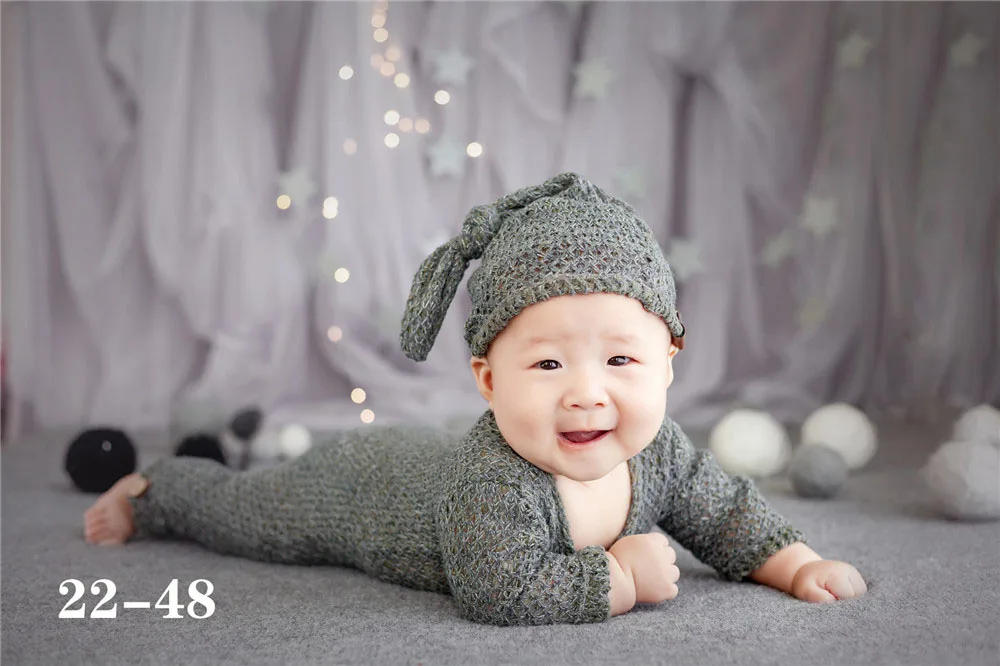 Ylsteed/костюм для фотосъемки новорожденных; комплект из 3 предметов; боди для малышей и ковбойская шляпа; реквизит для фотосессии для маленьких мальчиков; одежда для маленьких джентльменов