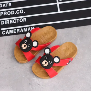 

Summer Hot Korean Kids Slippers Popular Boys Soft Bottom Open Toe Slippers,Beef Tendon Non-slip Sole Cartoon Shoes For Girls