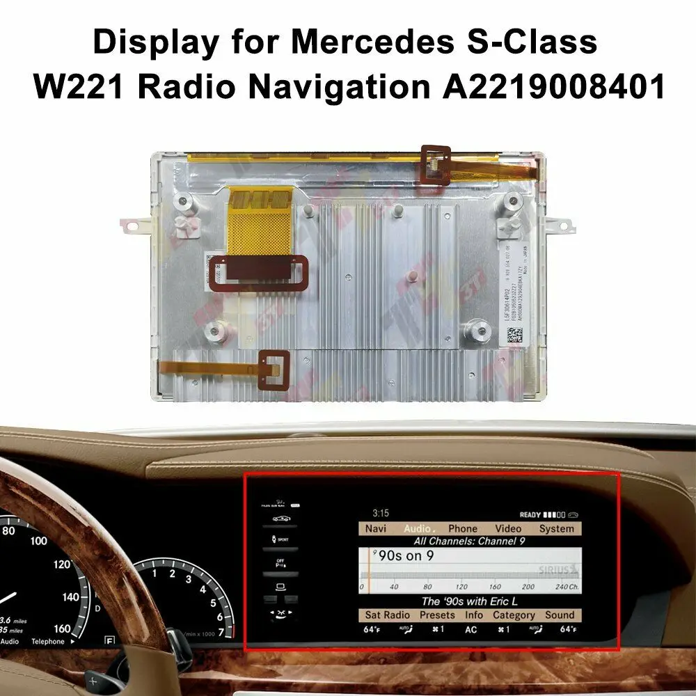 

Радионавигационный ЖК-дисплей для Mercedes S-Class CL63 W221 A2219008401