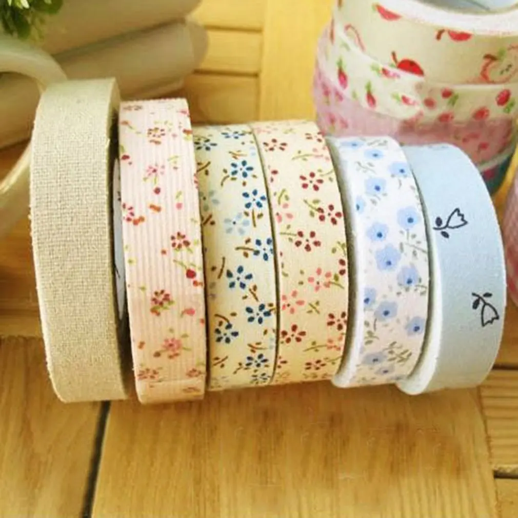 С цветочным принтом гладить СГИБ хлопок рулетка для смещения Привязка ...