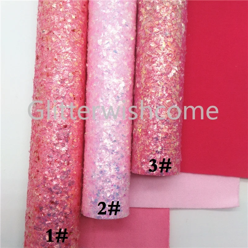 Glitterwishcome 21X29 см, размер А4, синтетическая кожа, плотная блестящая кожа, искусственная ткань из искусственной кожи, винил для бантов, GM620A
