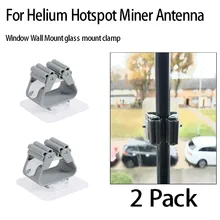 

2 Pack Helium Antenna Clamp Window-Mount For Simply Stick Fix Bobcat Sensecap Syncrobit Aerial Mount Clamp Increased HNT Mining