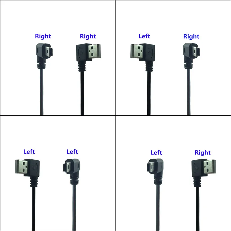 Мини Usb 2 0 кабель 90 градусов прямоугольный MP3 Bluetooth динамик зарядное устройство