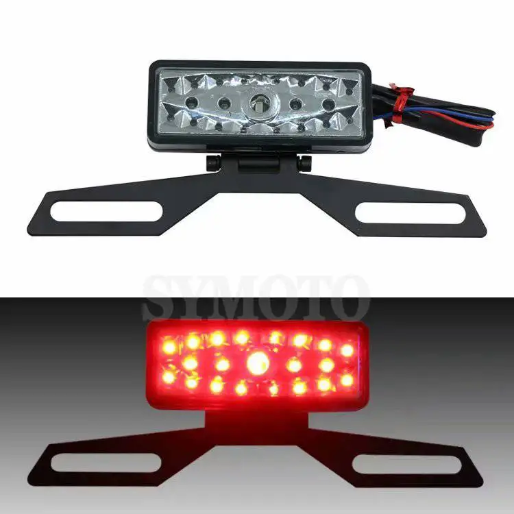 

12V Motorcycle LED Light Taillight Rear Light Brake Lamp For Suzuki Harley Davidson Cafe Racer ATV Motorbike Tail Light