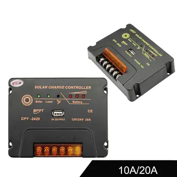 

LCD MPPT Solar Panel Battery Regulator Charge Controller 10V/20A 12V/24V Solar Controller Solar Charge Controller