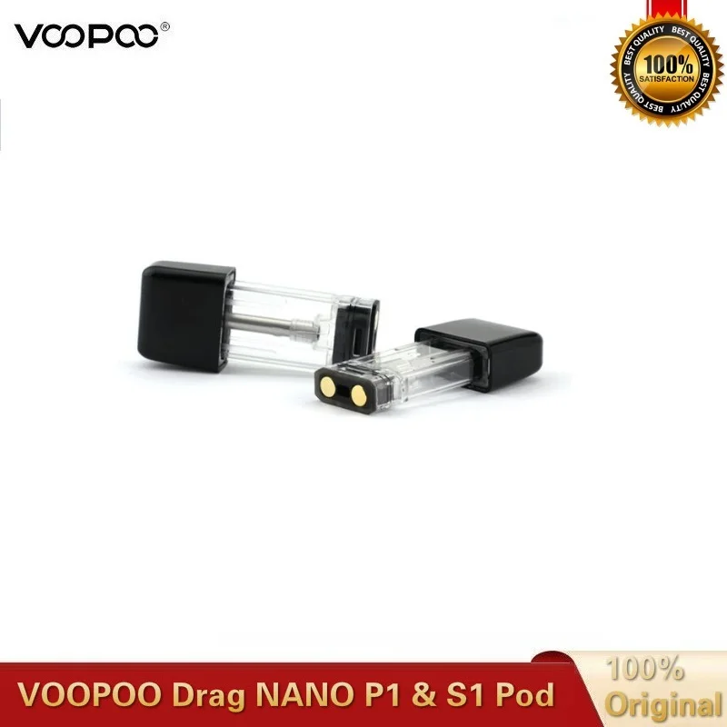 Картридж VOOPOO Drag NANO Pod 2 ~ 20 шт./лот 1 0 мл с катушкой 8 Ом 6 ядром 5 для NANO|Атомайзеры