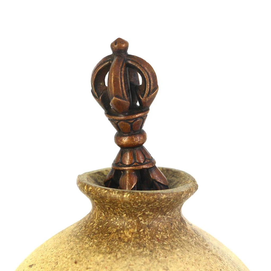 Nepal Tibetan Buddhism Exorcism Amulet Five Shares Copper Vajra Pestle Pendants Gift