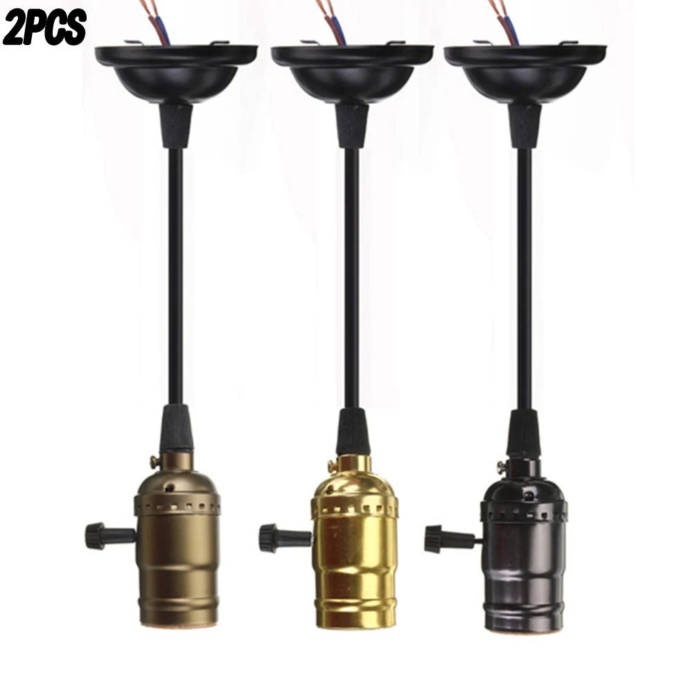 Винтажный держатель основа для лампы Эдисона в стиле ретро с цоколем E27 2 шт. 3