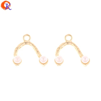 

Cordial Design 100Pcs 18*17MM Jewelry Accessories/Earring Connectors/DIY Making/Imitation Pearl/Hand Made/Earring Findings