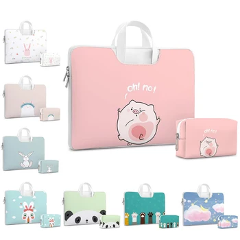 

Cute Laptop bag for Dell Asus Lenovo HP Acer Handbag Computer 11 12 13 14 15 inch for Macbook Air Pro Notebook 15.6 Sleeve Case