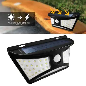 

1PC 68LED Solar Porch Light Wireless Outdoor Lights with Sensor Wall Lamp for Garden Garage Fence Front Door Patio Pathway