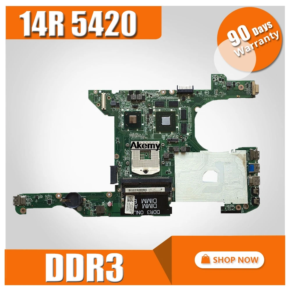 

Laptop motherboard for DELL 14R Inspiron 5420 I5420 P33G PC Mainboard 0HMGWR DA0R08MB6E4 DA0R08MB6E2 tesed DDR3