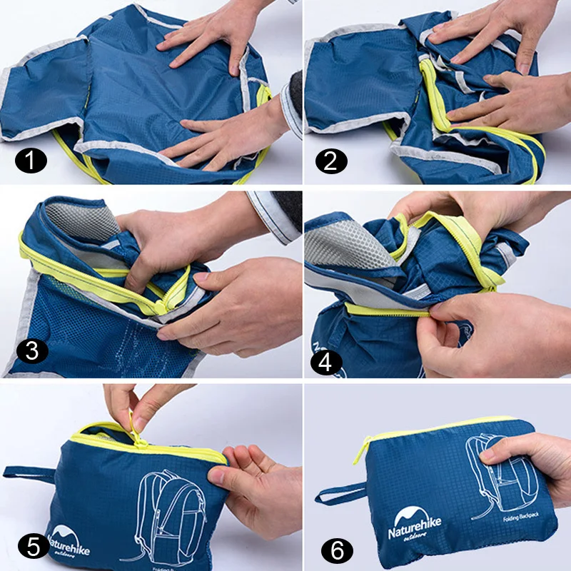 22L Camping Ultralight Backpack Waterproof Folding Travel Outdoor Bag