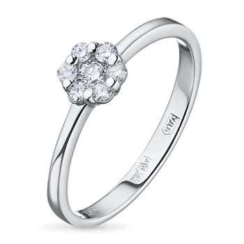 

Ring in white gold with diamonds e0901kts04152800