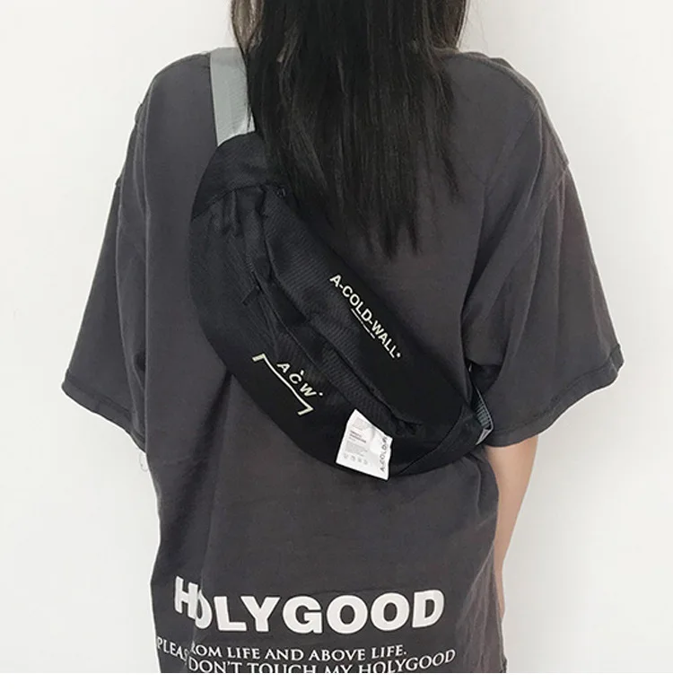 A-Cold-Wall Waistbag высокое качество ACW для женщин и мужчин унисекс крест тела сумки хип-хоп Уличная ACW сумки рюкзак