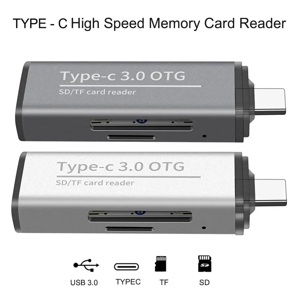 Тип usb C Мульти Высокое Скорость TF SD устройство чтения карт памяти SDHC/SDXC/MMC/MICRO OTG