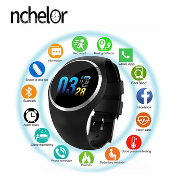 

High Levels Color Screen Smart Watch Wristband Bloods Pressure Heart Rate Sport Wearable Devices Men Women Smartwatch Bracelet