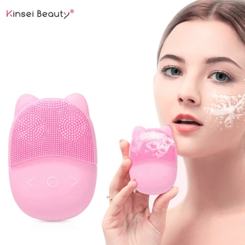 

Ultrasonic Electric Facial Cleaner Brush Facial Cleansing Face Skin Blackhead Remover Pore Cleaner Face SPA face brush cleansing