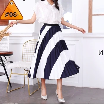 

Spring 2020 New Stand Collar Sleeveles Blue Striped Big Hem Irregular Loose Shirt Women Blouse Fashion Tide