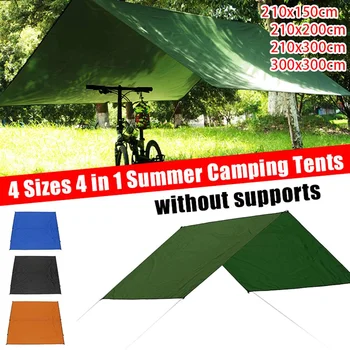 

Outdoor Camping Tent Sunshade Rain Sun UV Beach Canopy Awning Shelter Beach Picnic Mat Ground Pad Tent Sun Shade Sails