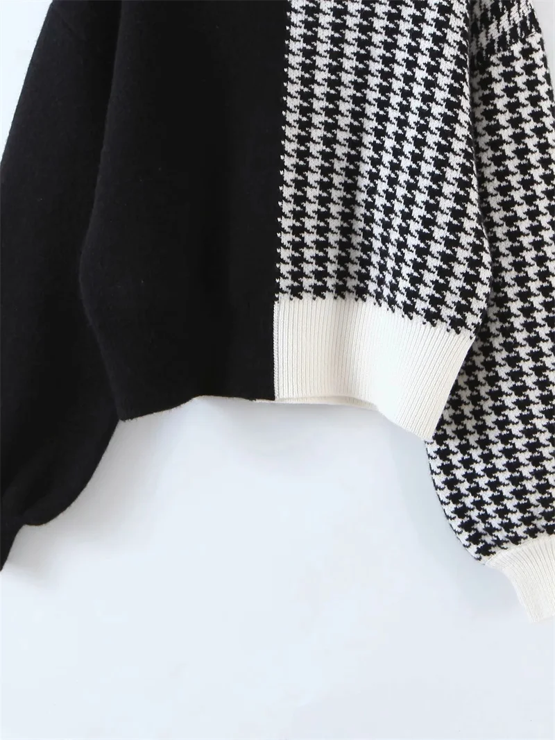 TWOTWINSTYLE Patchwork Lace Basic Cropped For