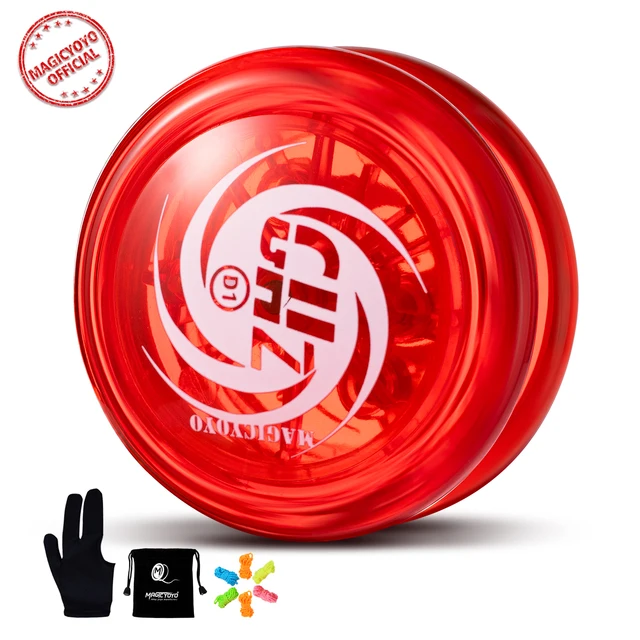 MAGICYOYO D1 GHZ 2A Responsive and Professional YoYo for Beginners Classic Plastic Yo Yo  Kids Funny Toys 2