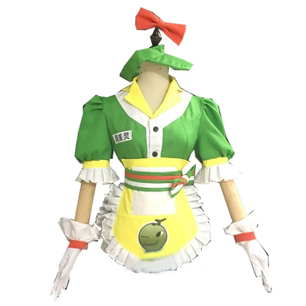 2019 OW Mei Косплей Костюм Honeydew Skin Хэллоуин женские костюмы для взрослых полный