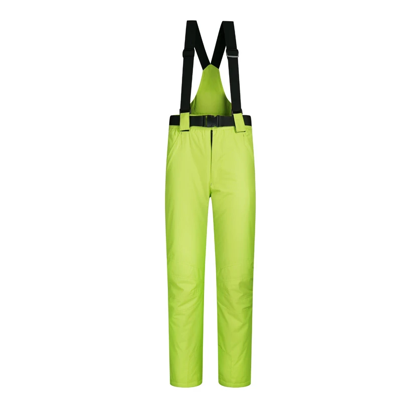 Новые лыжные брюки мужские и женские уличные высококачественные ветронепроницаемая Водонепроницаемая теплая Пара зимние брюки зимние лыжные сноубордические брюки - Цвет: pink colour