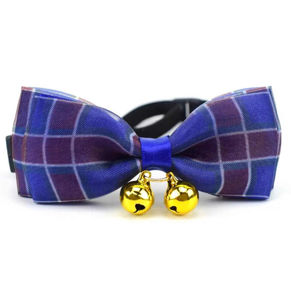 1Pcs Fashion Adjustable Puppy Kitten Dog Cat Pet Bow Tie With Bell Necktie Collar
