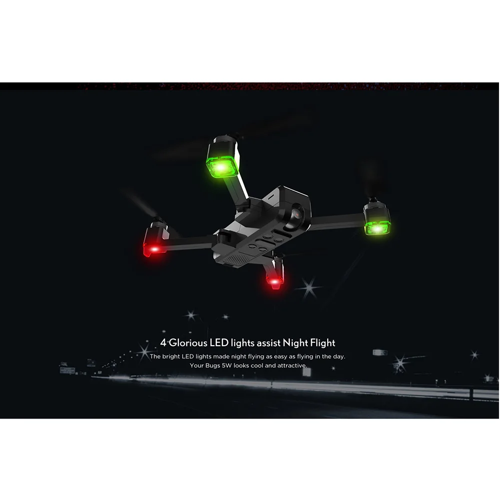  Toys Drone Altitude Hold RC Quadcopter GPS Positioning Gift One Key Operation Remote Control Foldab