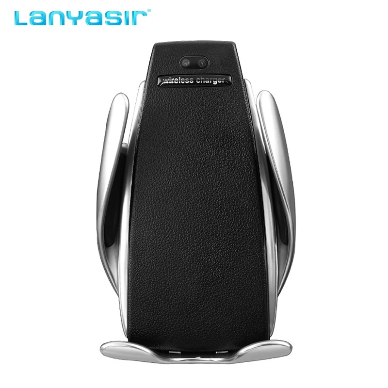 

Lanyasir 10W Wireless Car Charger S5 Automatic Clamping Fast Charging Phone Holder Mount in Car for iPhone Huawei Samsung Smart