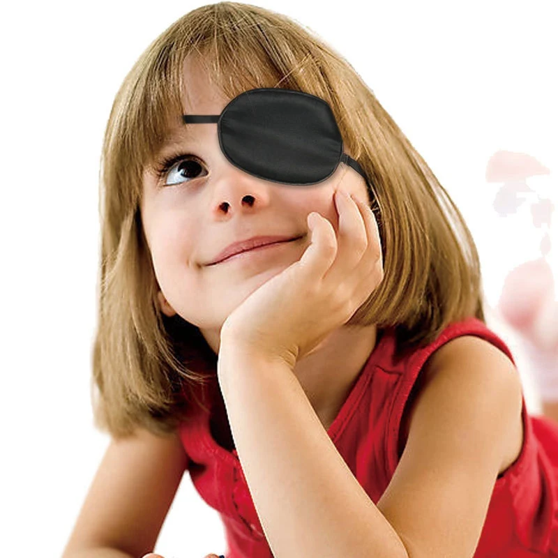 

Silk Single Eye Sleep Mask Medical Eye Cover Patch Eyeshade For Eye Amblyopia Astigmatism Portable Mask for Sleep Blindfolds