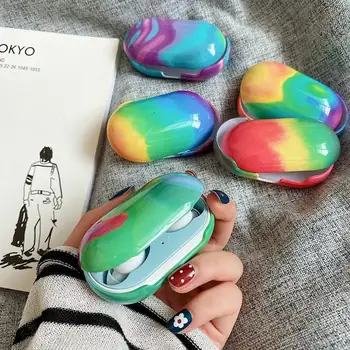 

For Samsung Galaxy Buds Plus Case Luxury Glossy Gradient Color Earphone Case For Samsung Buds Plus + Hard TWS Headphone Cover