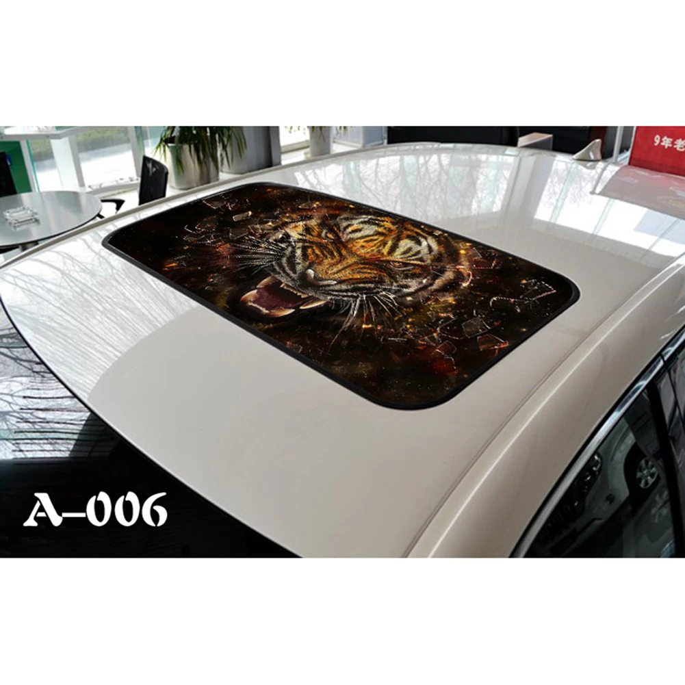 1 шт. 95 см X 50 см водонепроницаемый автомобиль поддельные люк стикеры Skylight обёрточная бумага крыши виниловая пленка DIY украшения