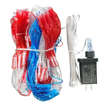 

American Flag Mesh Party Super Bright Country July 4th 390 LED Mesh Light