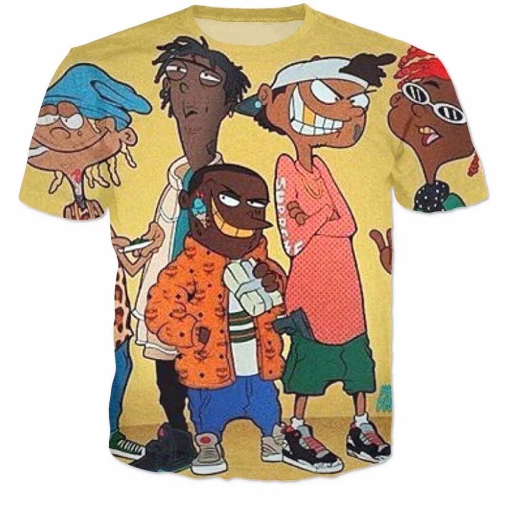 Ed Edd N Eddy Trap футболка уличная забавная мультяшная для женщин и мужчин повседневные