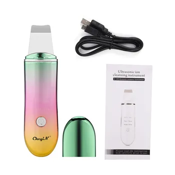 

Ultrasonic Vibration Facial Cleansing Skin Scrubber Ion Padding Face Pores Cleaner Skin Peeling Exfoliating Blackhead Removal 46