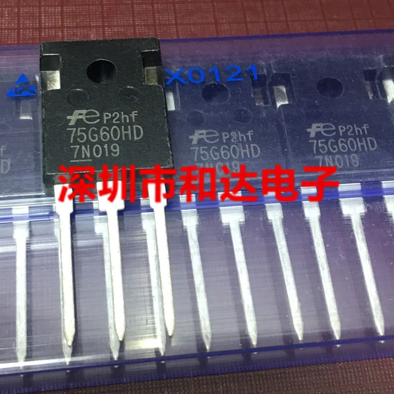 5 шт./лот FGW75N60HD 75G60HD TO-247