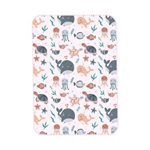 Tapis à langer réutilisable pour bébé, couverture, couche culotte pour nouveau né, Cotten, tapis de jeu étanche