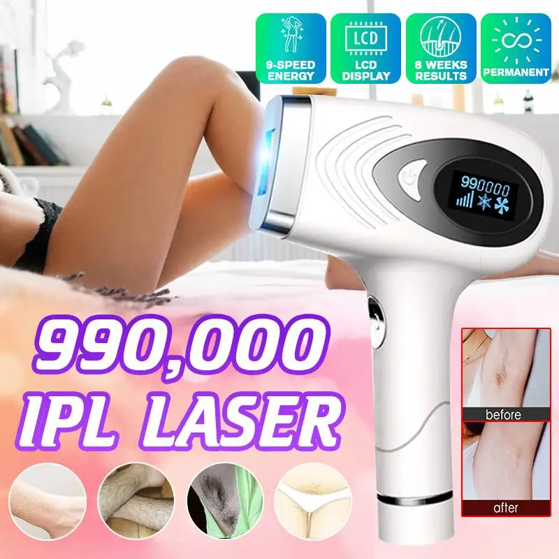 

900000 Flash depilador a laser IPL Epilator Hair Removal Machine Instrument Permanent depilador Device Freezing Point Painless