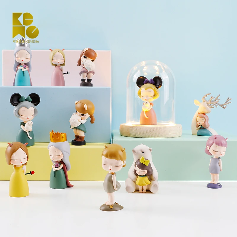 KEMElife dream of fairy tale lite Boyun and cat car room decoration action figure artist toy girl birthday gift kemelife