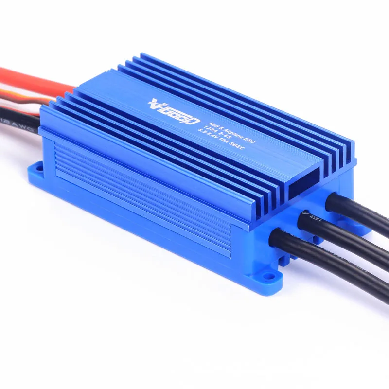 1 шт. RC фиксированное крыло 120A электронный регулятор скорости Heli 120A6SSB ESC 5-8 в 10A BEC 2-6S Lipo части для модели самолета вертолета
