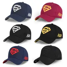 Бейсболка мужская с вышивкой Супермена Snapback Trucker головные уборы Женская Черная кепка s Регулируемая косточка хлопок Письмо уличный солнцезащитный козырек папа