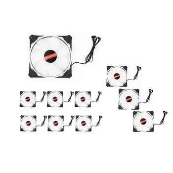 

COOLMOON Computer Case PC Cooling Fan RGB Adjust LED 120mm Quiet New computer Cooler Cooling RGB Case Fan For CPU