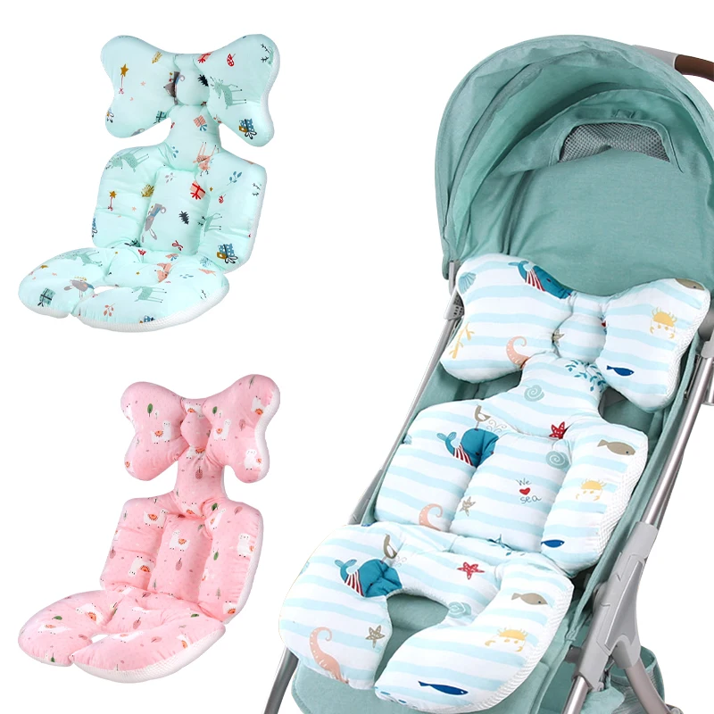 Baby Stroller Cushion Pushchair-Mat-Accessory Seat-Pad Newborns Breathable Warm Thick